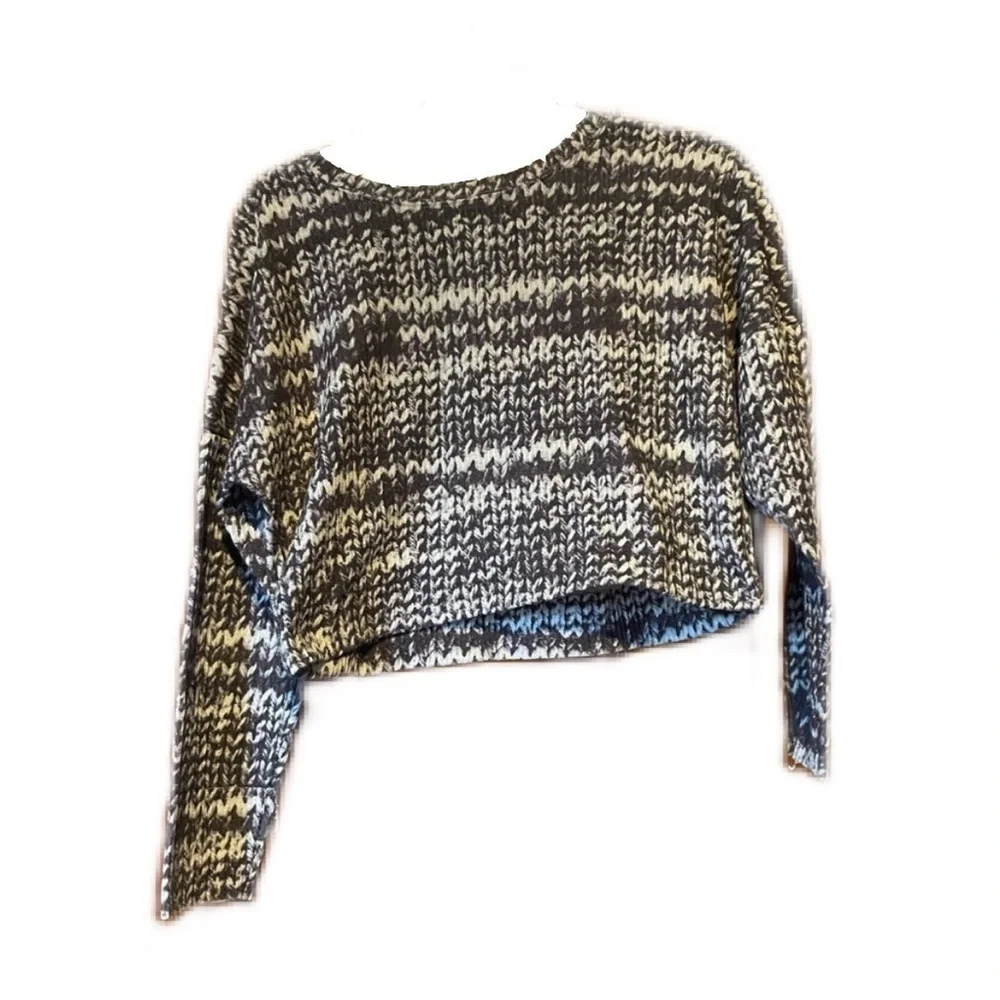 TRF by ZARA Aztec cropped long sleeve size S